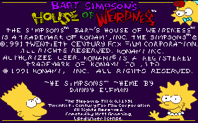The Simpsons - Barts House of Weirdness
