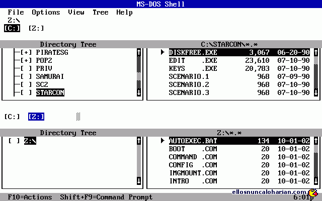 ms dos shell. MS-DOS Shell